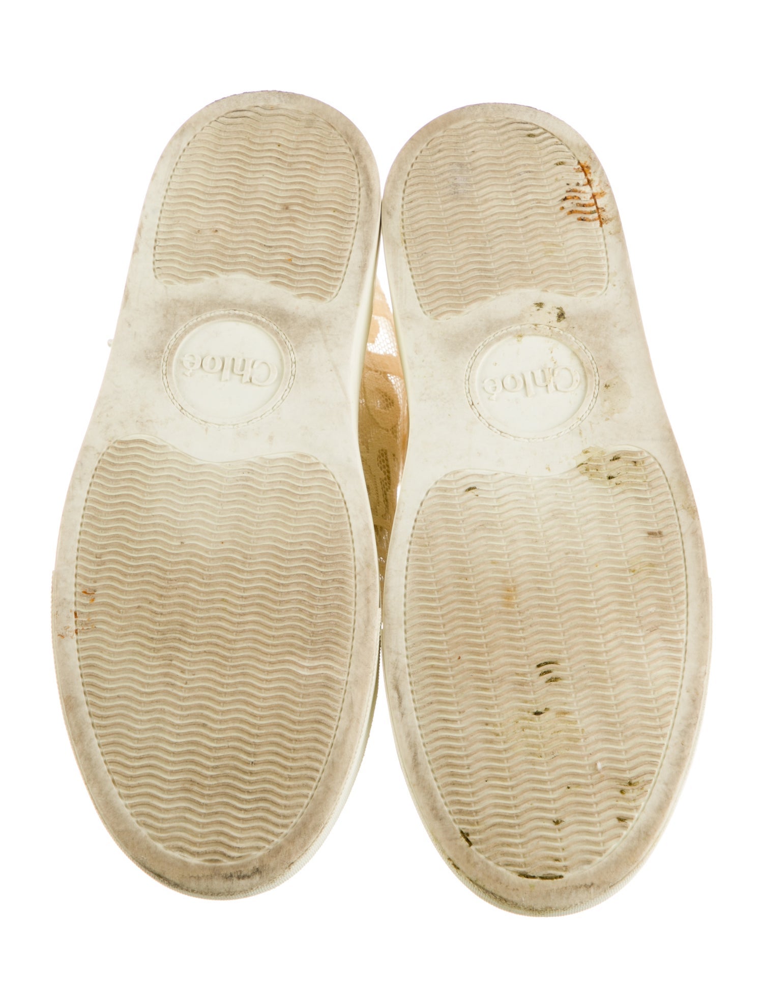 Chloé Lace Lace Pattern Sneakers